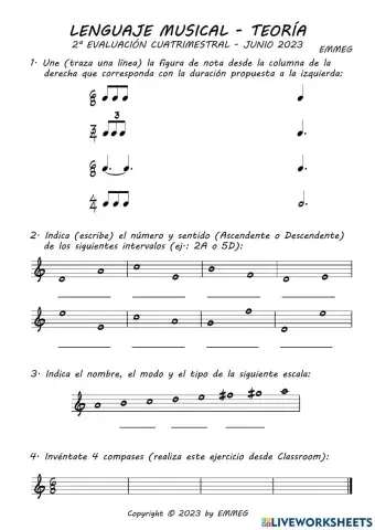 EVALUACIÓN TEORÍA JUNIO 2023