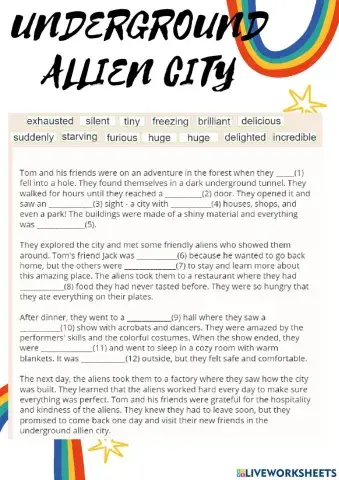 Underground allien city