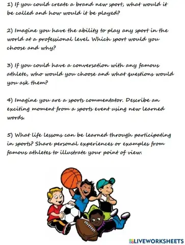 Creative sports writing