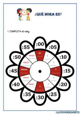 ¿qué hora es?