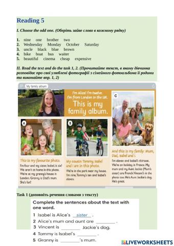 Reading Comprehension