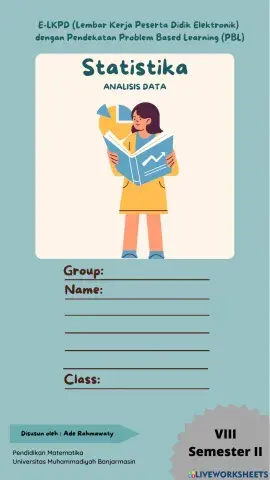 E-LKPD Statistika PBL
