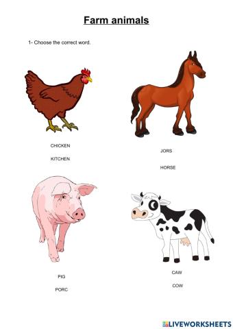 Farm animals