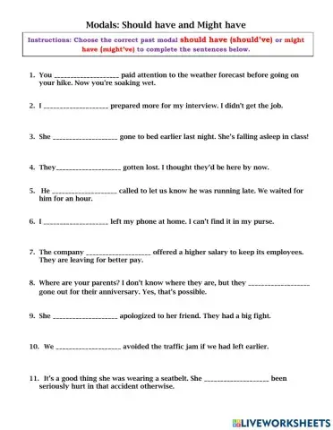 Should've or Might've