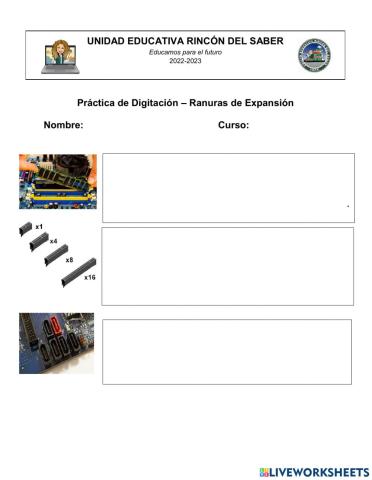 Ranuras de Expansión