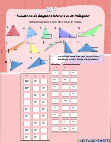 3A-E1-Sumatoria de ángulos internos triángulos