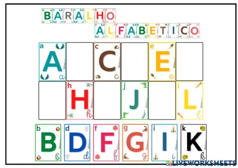 Baralho Alfabético