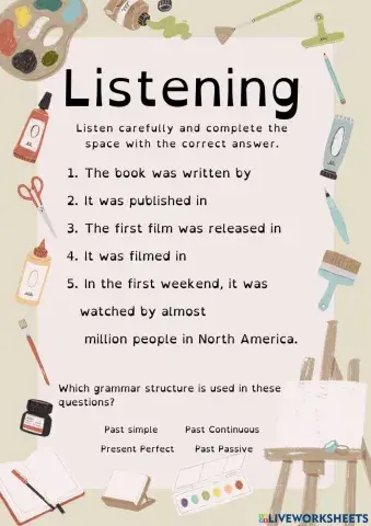 Past Passive listening