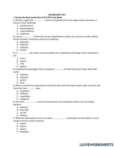 TRS6 - end of biology (1) - vocab