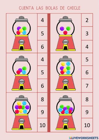 Los números hasta el 10