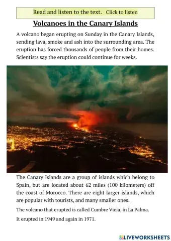 Canary Islands Volcano