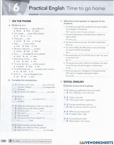 Pre inter practical 6