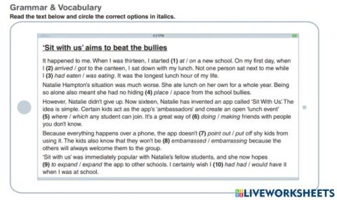 Complete First Grammar and Vocabulary