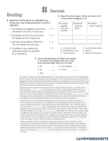V4 U8 Workbook pages 66-67