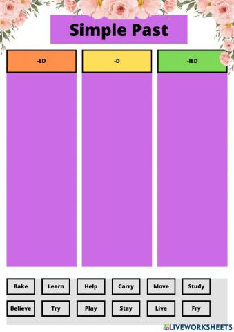 Regular Verbs in the Past