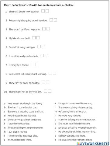 Roadmap B1 5A. Modal Verbs: Possibility and Deduction