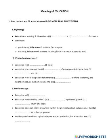 TRS6 - Humanities (1) - education