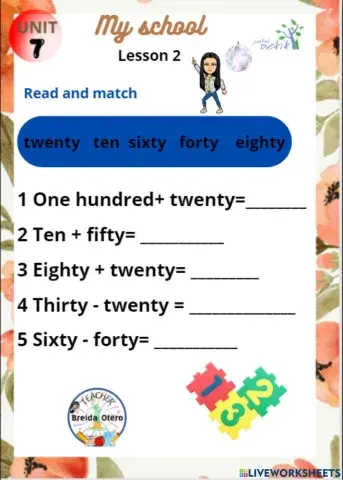 Additions and substractions
