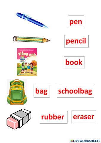 School things - lesson