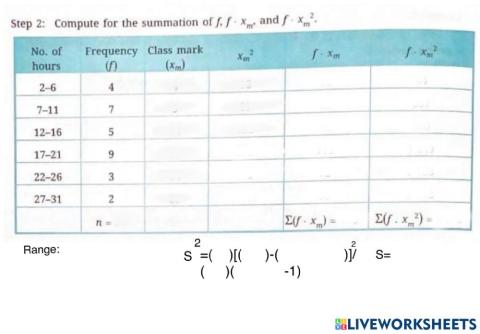 Standard deviation