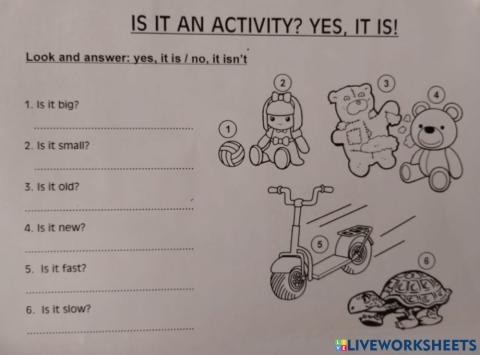 Is it an activity?