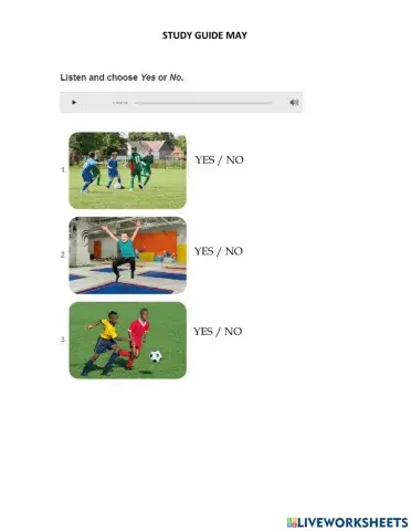 Study Guide 2nd Grade