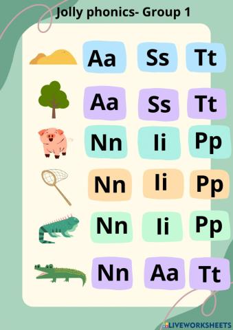 Jolly phonics group 1