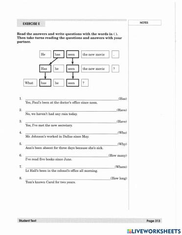 NIALC Vol. 3 Lesson 24 Present Perfect Questions