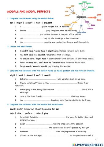 Modals and modal perfects