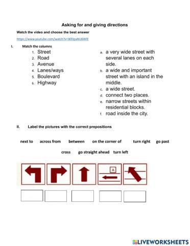 How to give directions
