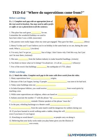 Where do superstitions come from?