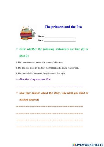 The princess and the Pea