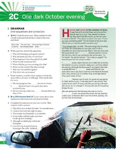 One dark october evening...