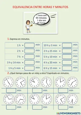 Problemas de relojes