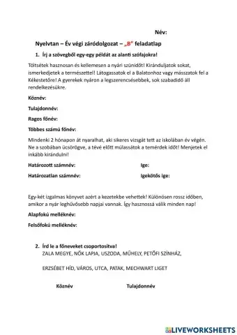 Nyelvtan-Évzáró-B