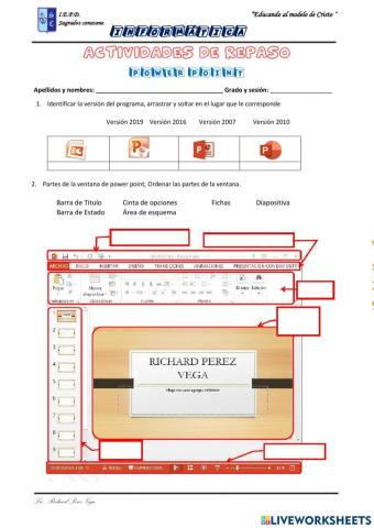 Actividad de repaso-power point