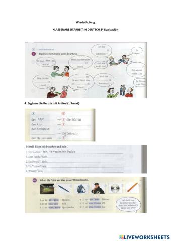 Beste Freunde Lektion 7 Wiederholung