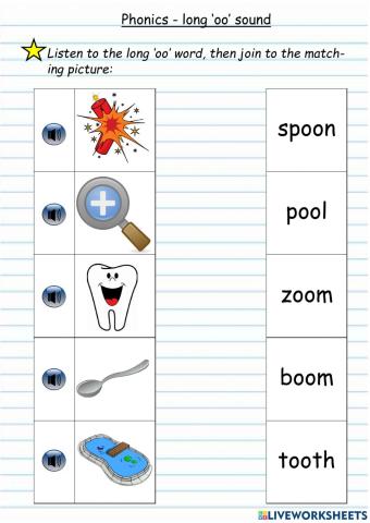 Phonics - Long 'oo'