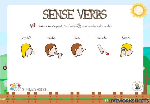 Sense verbs