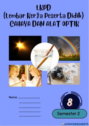 LKPD Cahaya & Alat Optik
