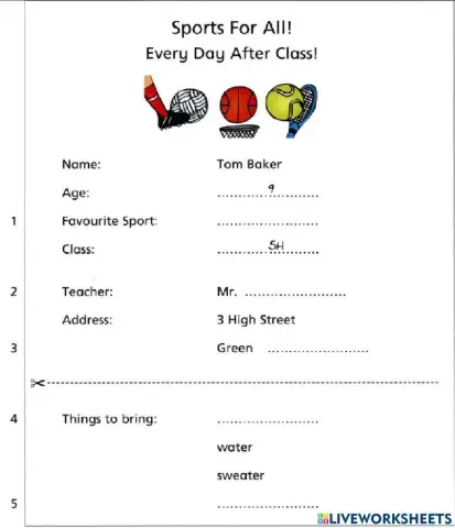 Movers YLE Test 1 Listening 2