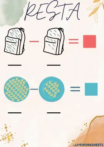 Conteo y operación de la resta (ii)