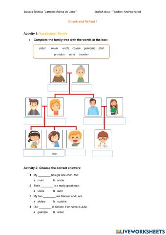 Family - Verb Have got