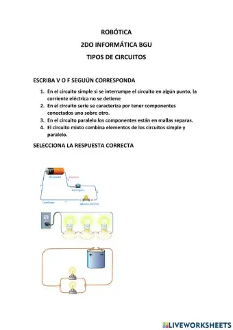 Tipos de circuitos