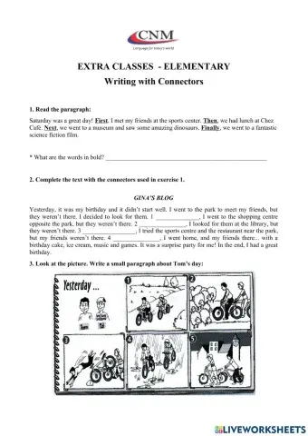 Writing with Connectors