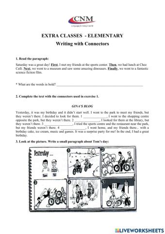 Writing with Connectors