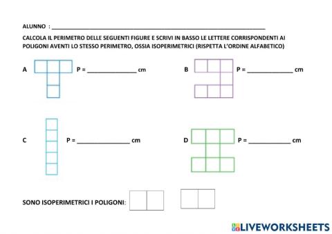 Figure isoperimetriche