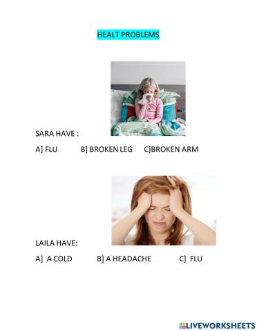 Healt problems