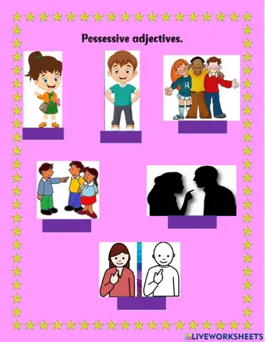 Possessive adjectives