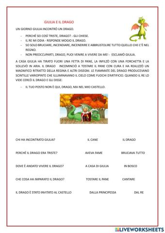 Lettura e comprensione del testo